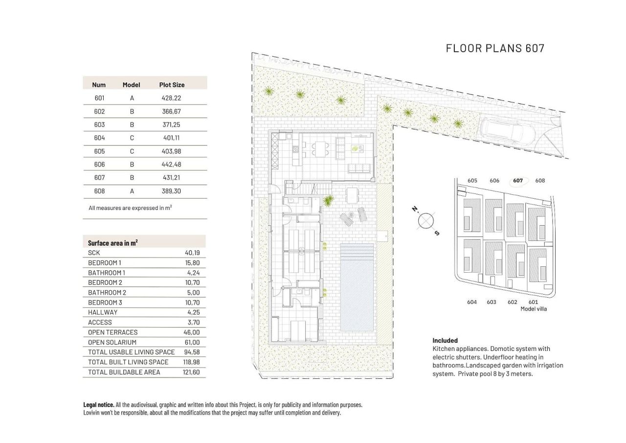 Villa ad Algorfa, Spagna, 121 m² - foto 15