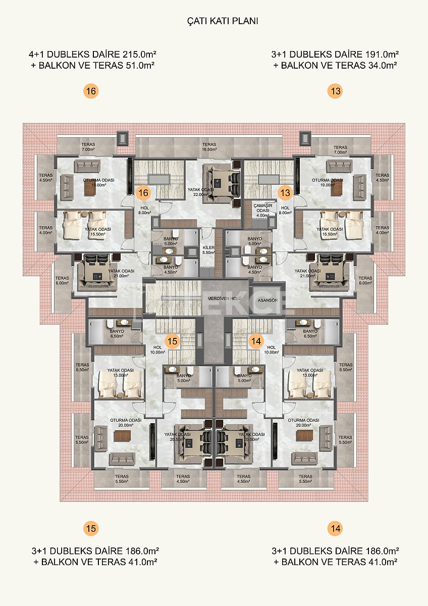 Appartement à Alanya, Turquie, 110 m² - image 18