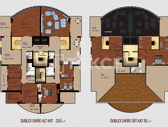 Appartement Akçaabat, Turquie, 260 m² - image 18