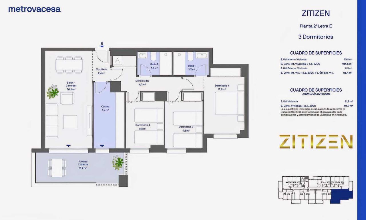 Appartement à Malaga, Espagne, 93 m² - image 15