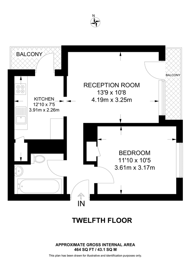 Flat in London, United Kingdom, 43 m² - picture 10