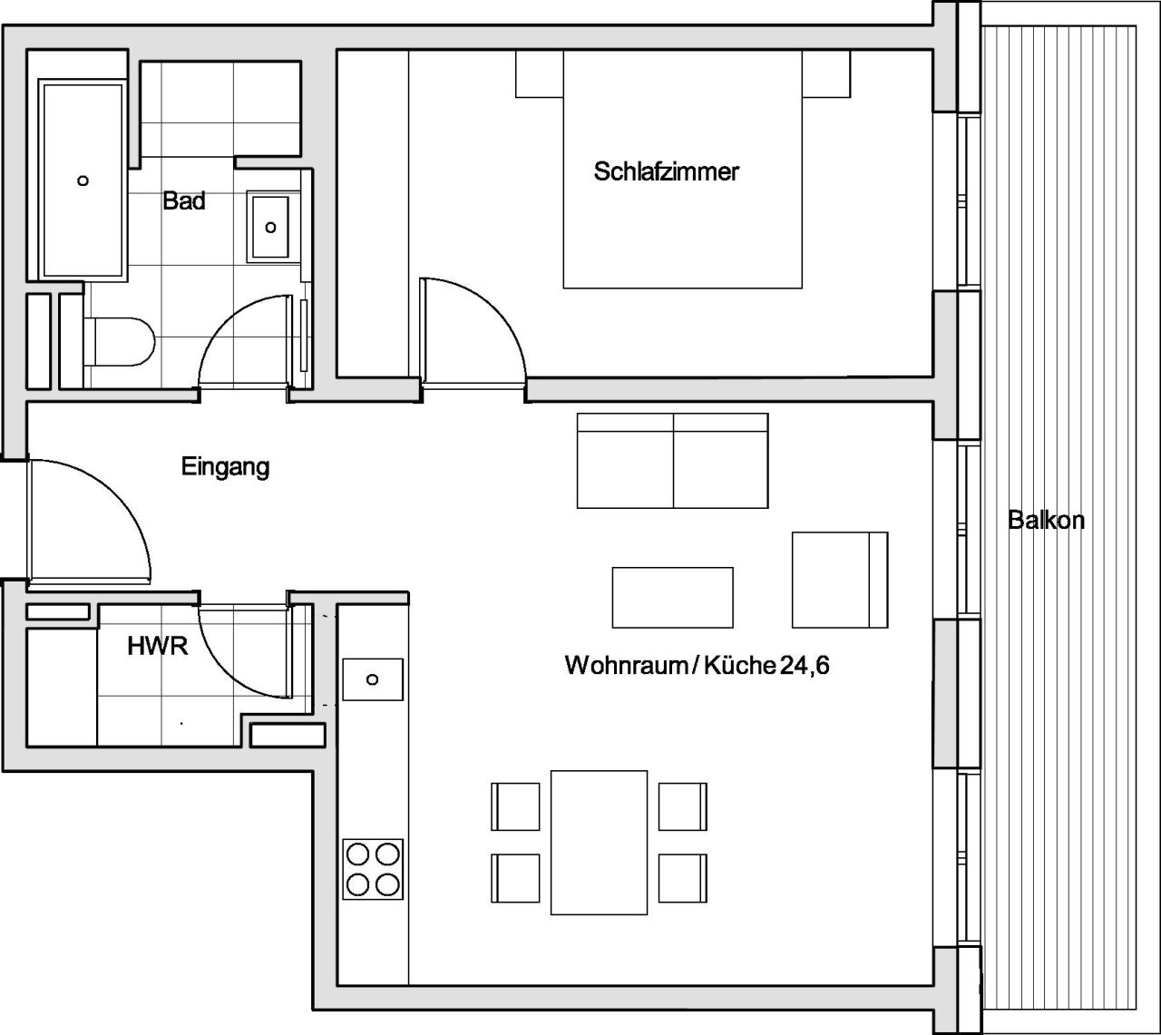 Wohnung in Berlin, Deutschland, 56 m² - Foto 16