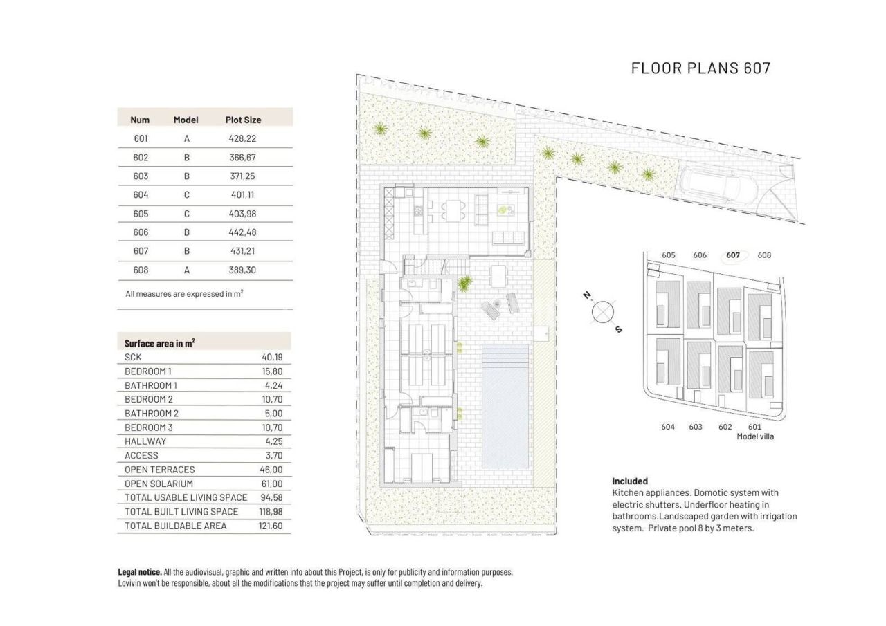 Villa ad Algorfa, Spagna, 121 m² - foto 14