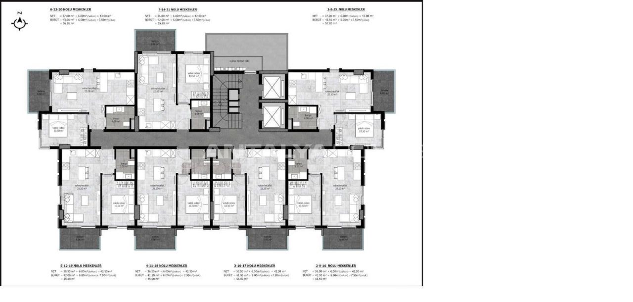 Apartment in Alanya, Turkey, 55 m² - picture 19