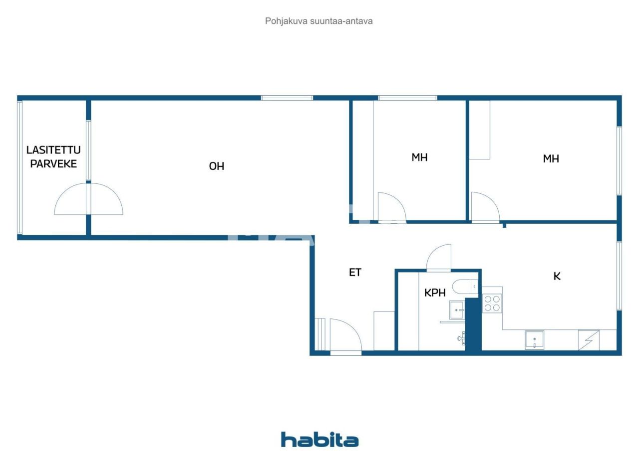 Apartment in Lohja, Finland, 81 m² - picture 2