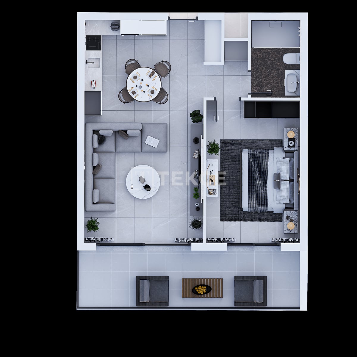 Apartment in İskele, Zypern, 45 m² - Foto 19