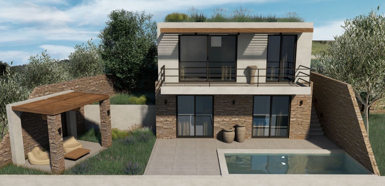 Villa in Präfektur Chania, Griechenland, 77 m² - Foto 1