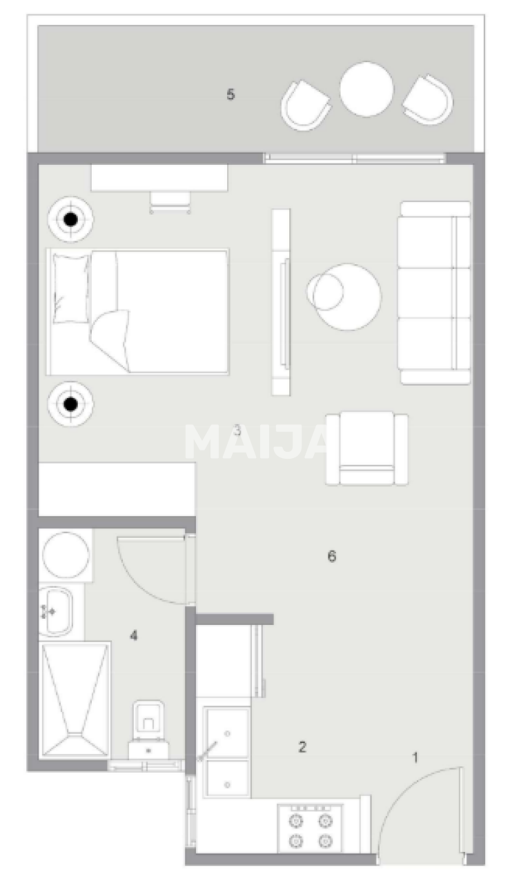 Appartamenti a Hurghada, Egitto, 58 m² - foto 2