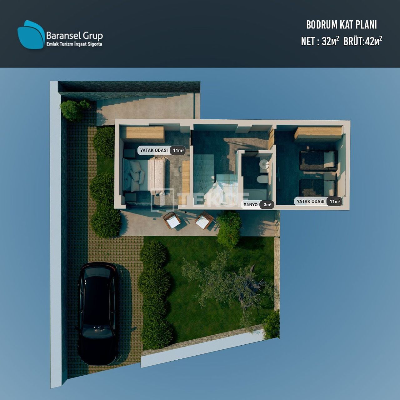 Villa in Kalkan, Türkei, 136 m² - Foto 16