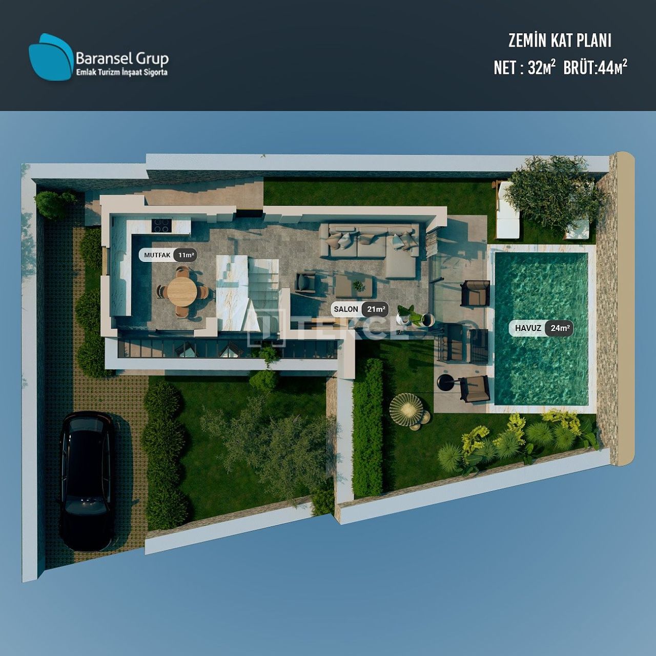 Villa in Kalkan, Türkei, 136 m² - Foto 17