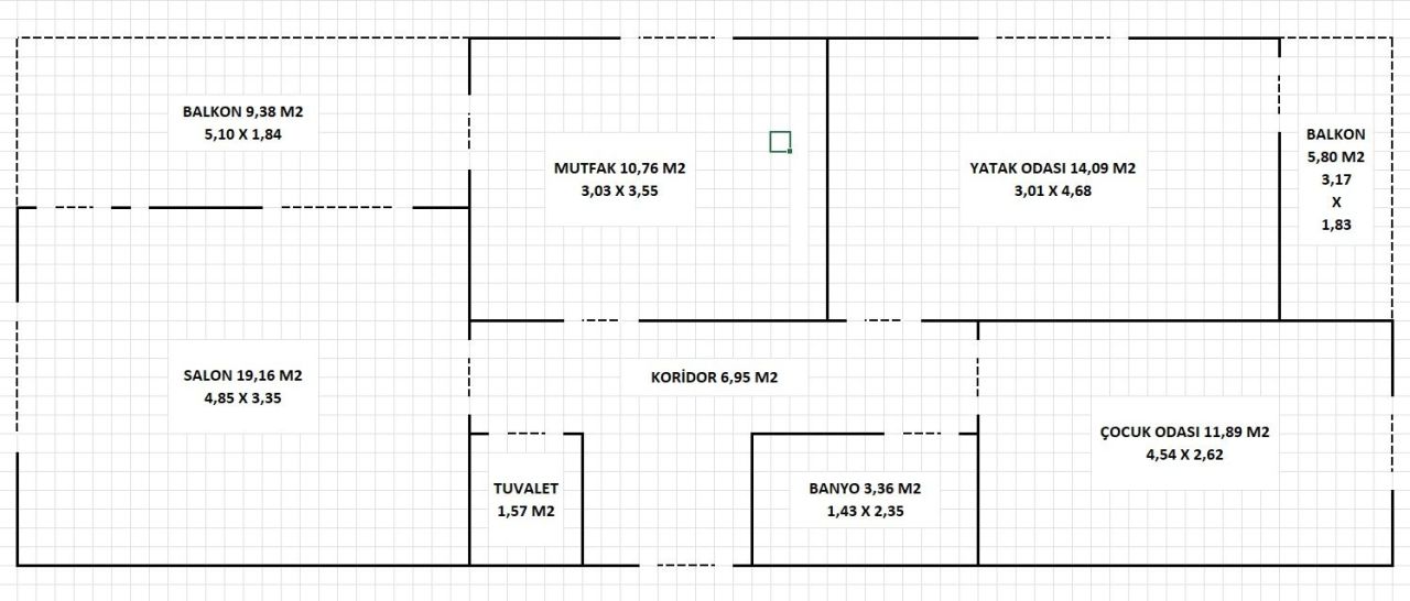 Appartamento a Antalya, Turchia, 100 m² - foto 15