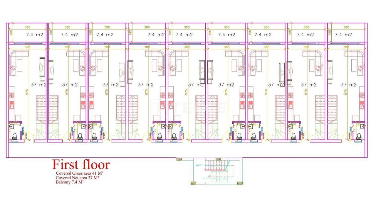 Appartement à Gazimağusa, Chypre, 56 m² - image 9