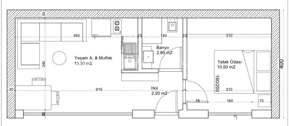 Villa en Bodrum, Turquia, 125 m² - imagen 19