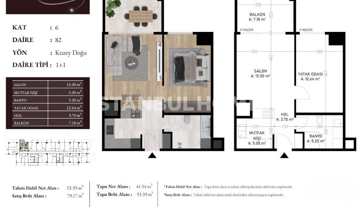 Apartment in Atasehir, Turkey, 79 m² - picture 5