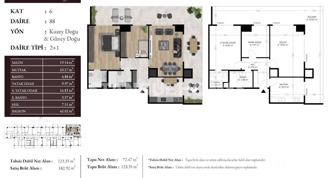 Apartment in Atasehir, Turkey, 79 m² - picture 6