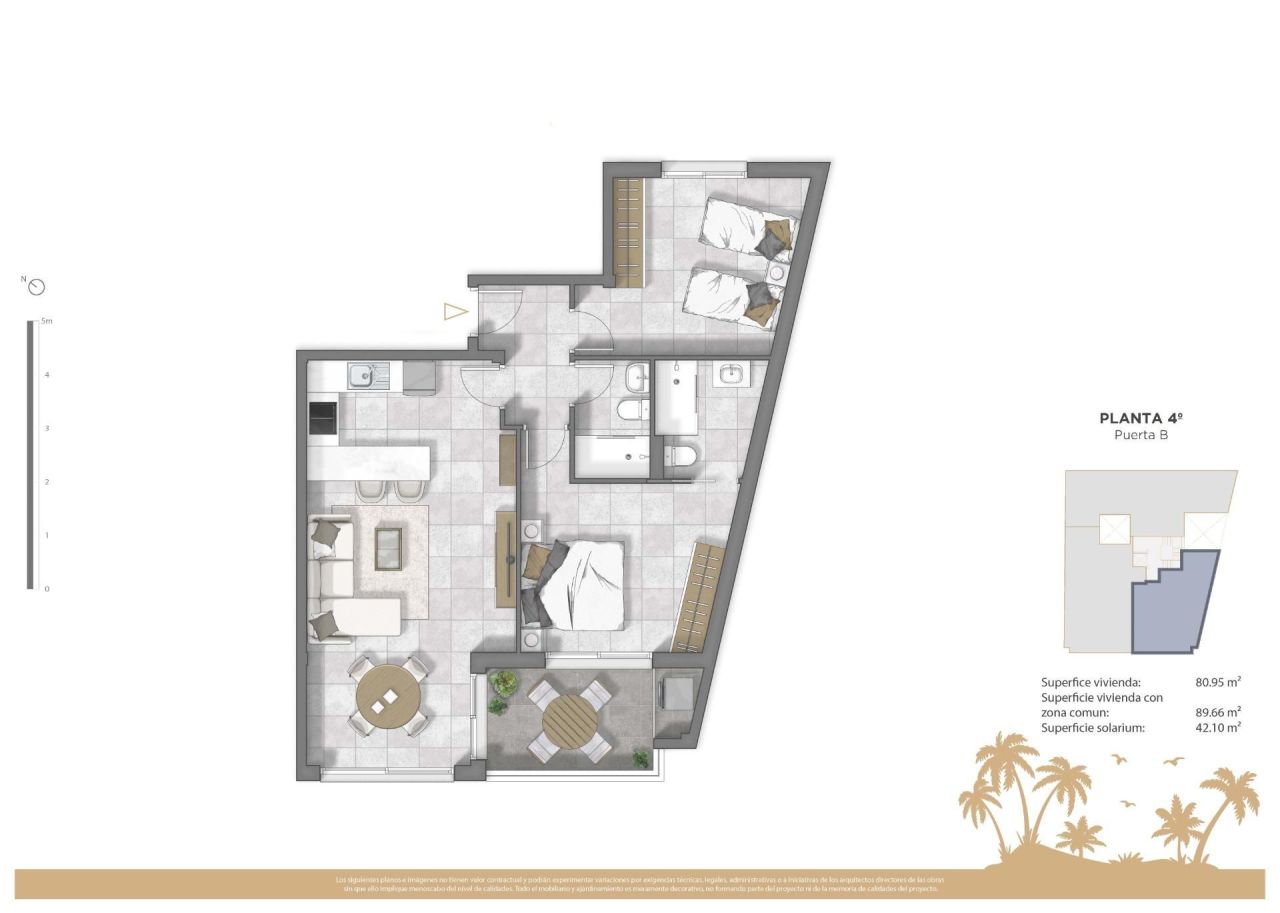 Ático en Guardamar del Segura, España, 72 m² - imagen 8