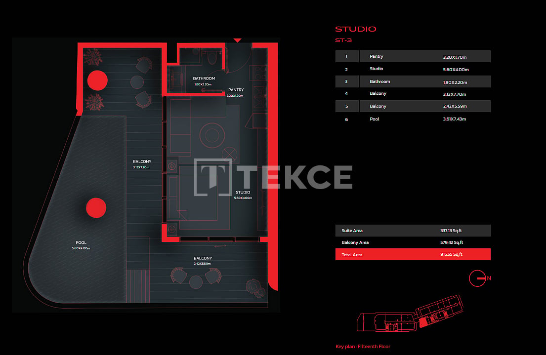 Appartamenti Al Marjan Island, EAU, 196 m² - foto 14