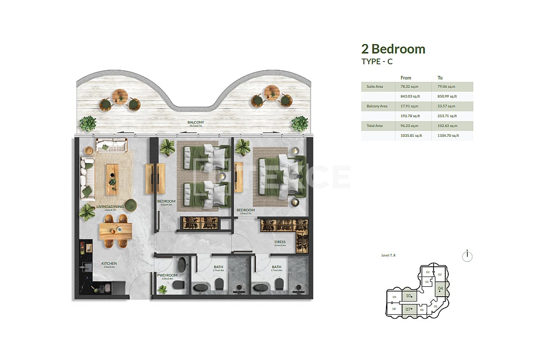 Appartamenti Al Marjan Island, EAU, 382 m² - foto 18