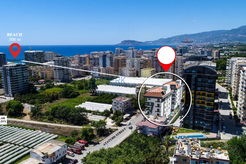 Wohnung in Alanya, Türkei, 55 m² - Foto 2
