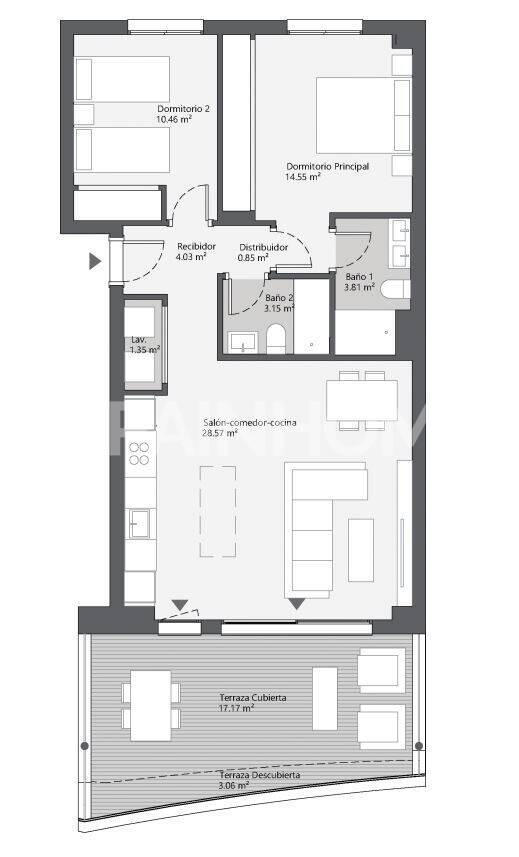 Penthouse Rincón de la Victoria, Espagne, 112 m² - image 17