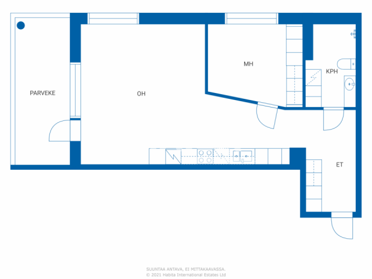 Appartamenti a Lahti, Finlandia, 59.5 m² - foto 2