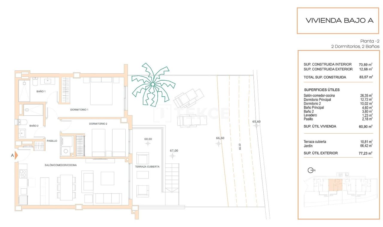 Penthouse in Fuengirola, Spain, 84 m² - picture 9
