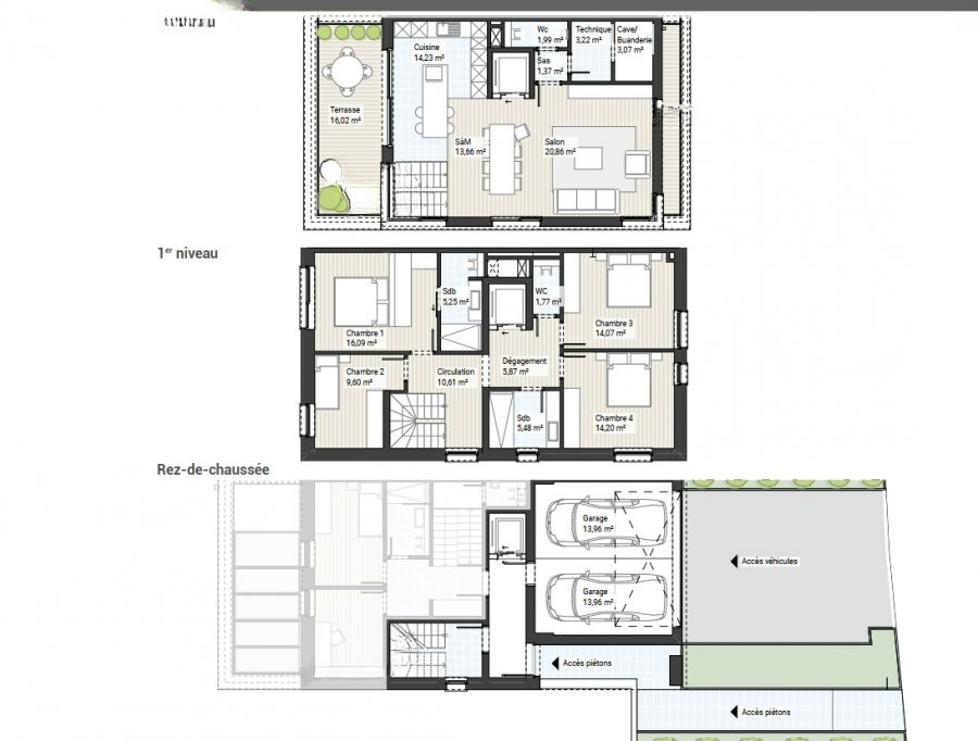 Wohnung in Luxemburg, Luxemburg, 146 m² - Foto 5