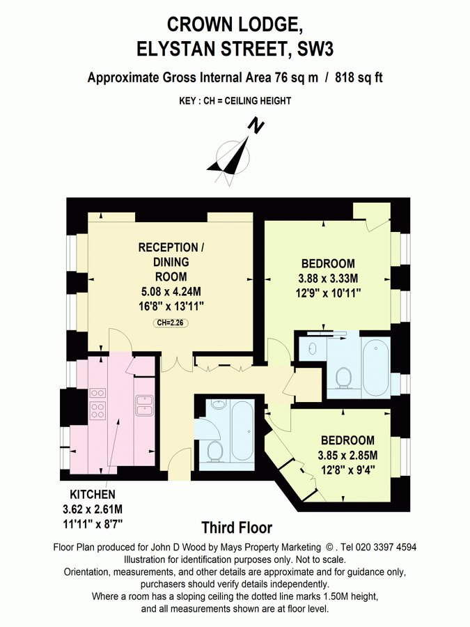 Flat in London, United Kingdom, 76 m² - picture 18