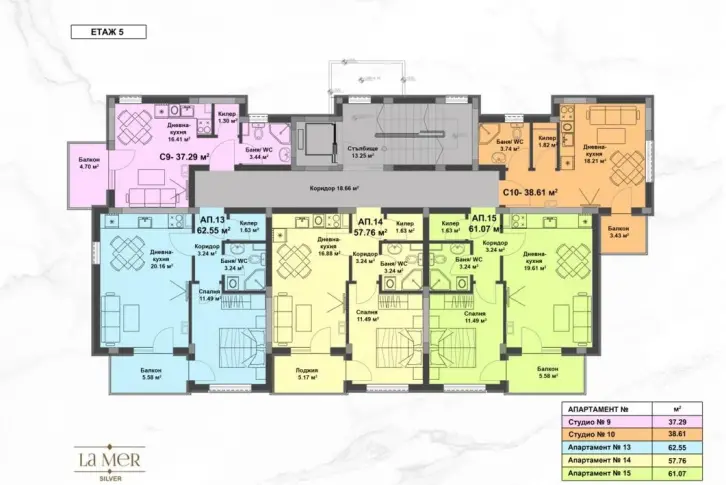 Piso en Sunny Beach, Bulgaria, 38.61 m² - imagen 6