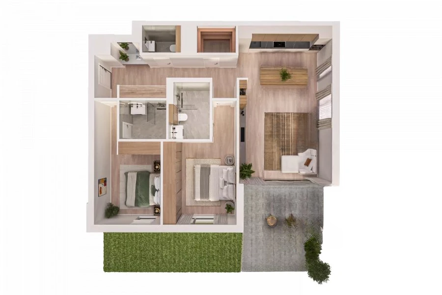 Flat in Luxembourg, Luxembourg, 88 m² - picture 7