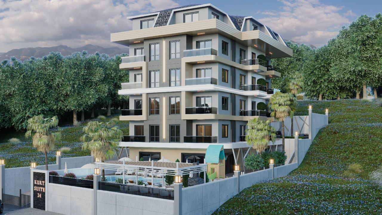 Penthouse à Kestel, Turquie, 90 m² - image 2