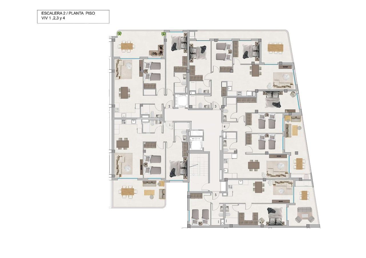 Appartamenti a Santa Pola, Spagna, 75 m² - foto 14