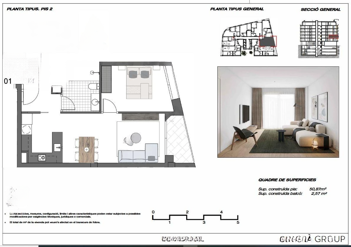Flat in Andorra la Vella, Andorra, 53 m² - picture 4