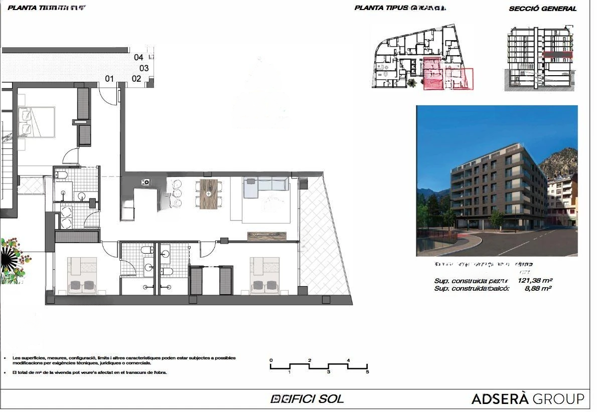 Piso en Andorra la Vieja, Andorra, 130 m² - imagen 4