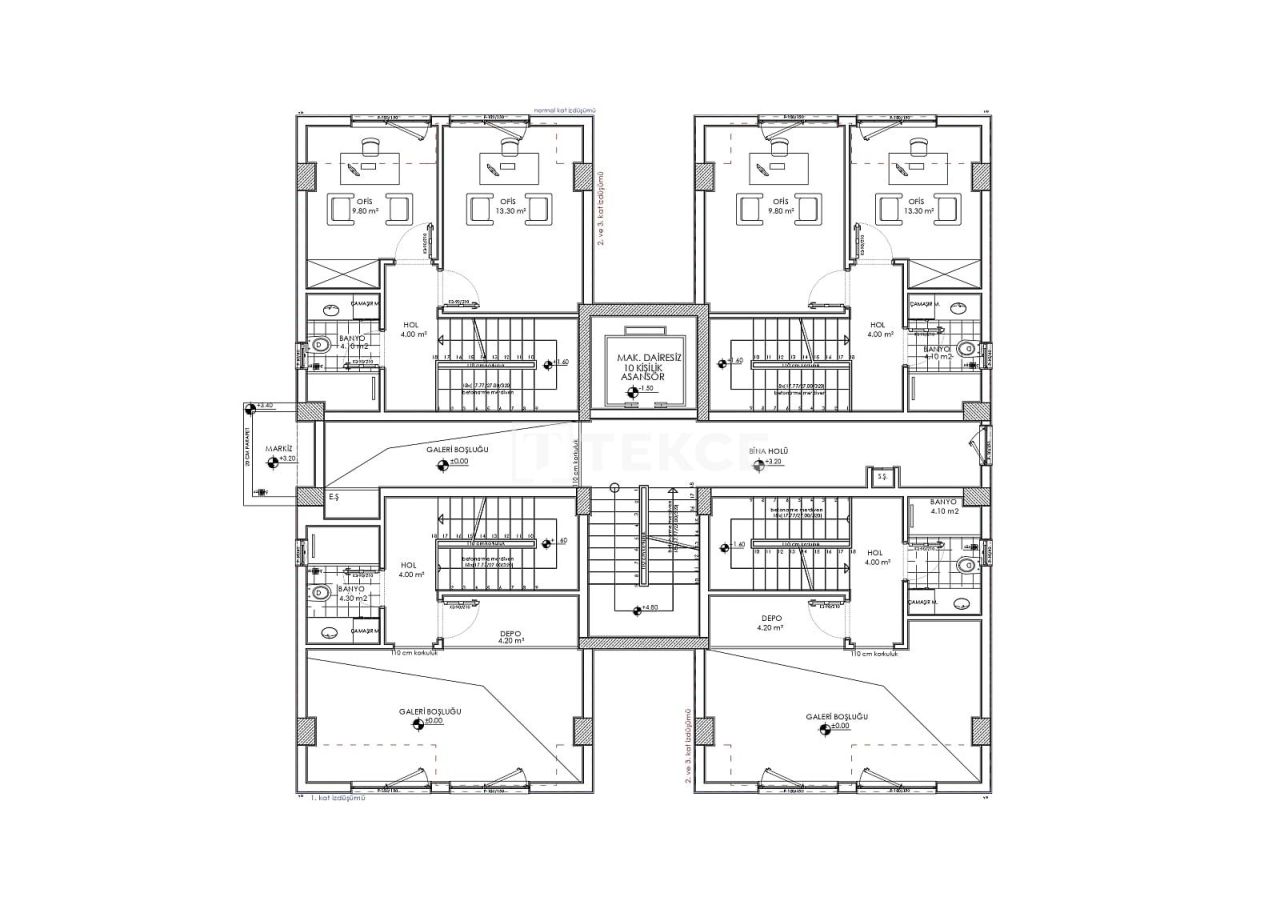 Appartamenti a Antalya, Turchia, 110 m² - foto 17