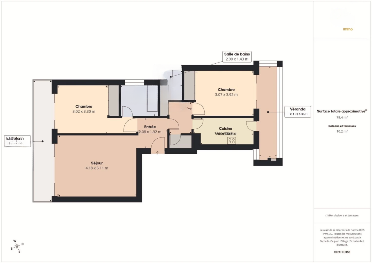 House in Cannes, France, 73 m² - picture 10