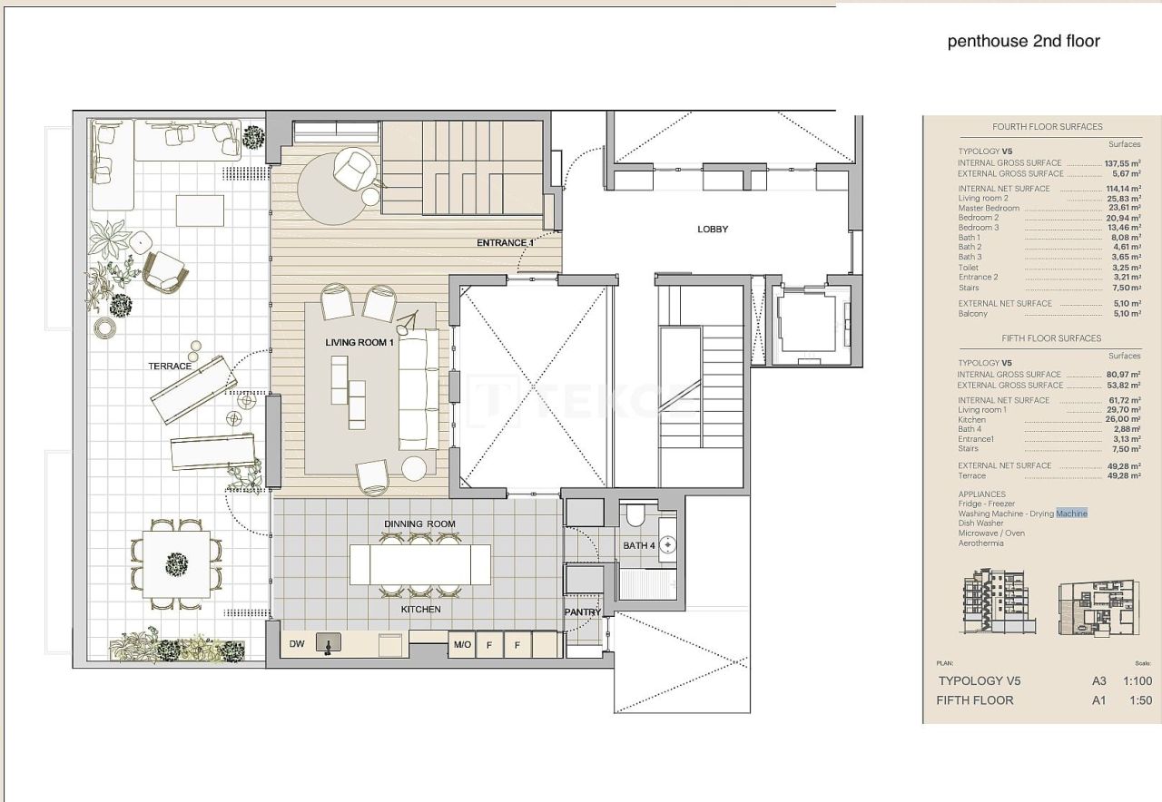 Penthouse in Barcelona, Spanien, 248 m² - Foto 13