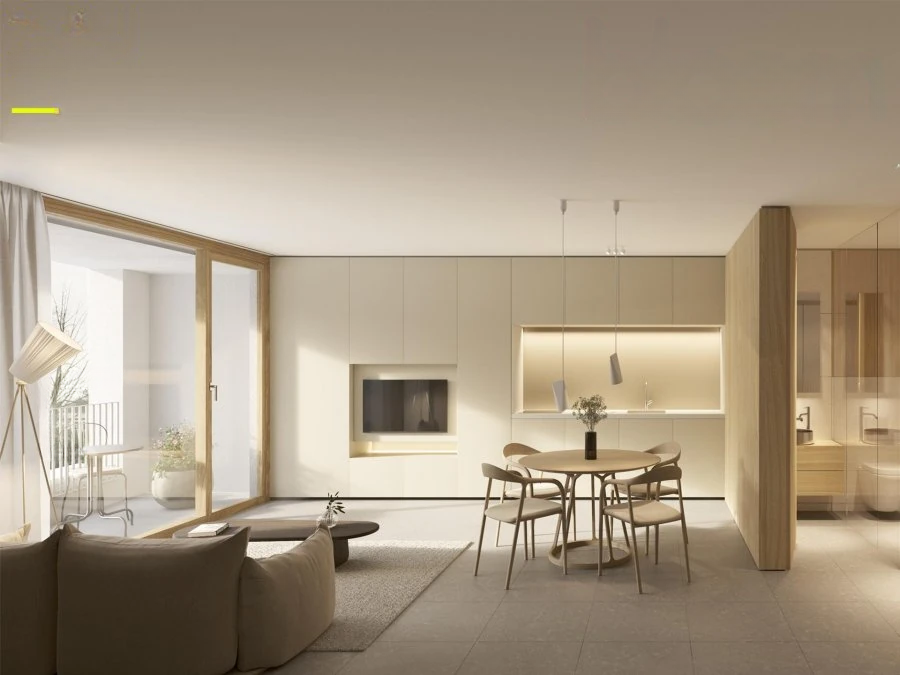 Flat in Luxembourg, Luxembourg, 46 m² - picture 3