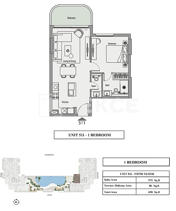 Apartamento en Dubái, EAU, 75 m² - imagen 19
