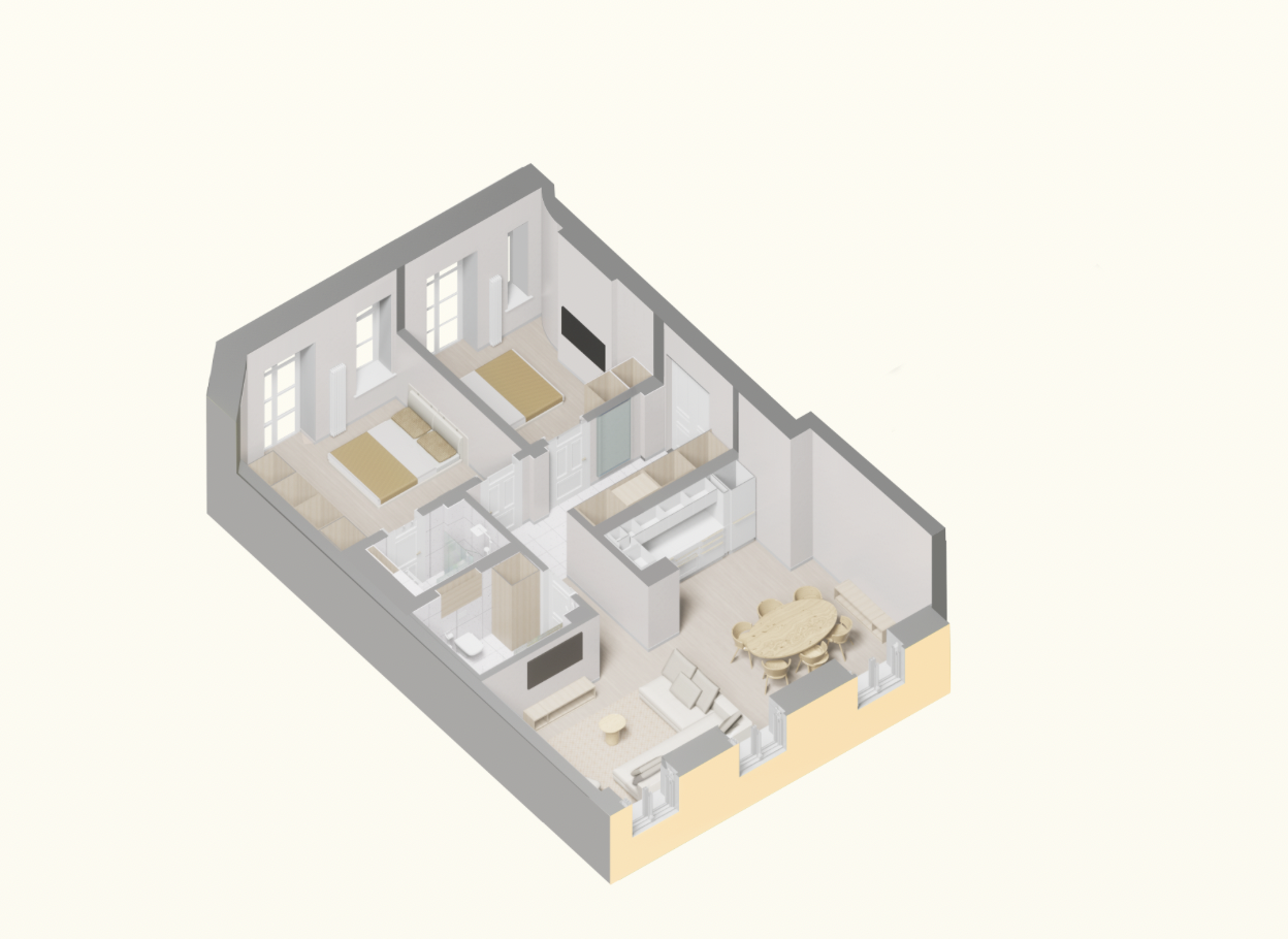 Appartamento a Riga, Lettonia, 90 m² - foto 2