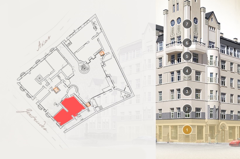 Büro in Riga, Lettland, 75 m² - Foto 2