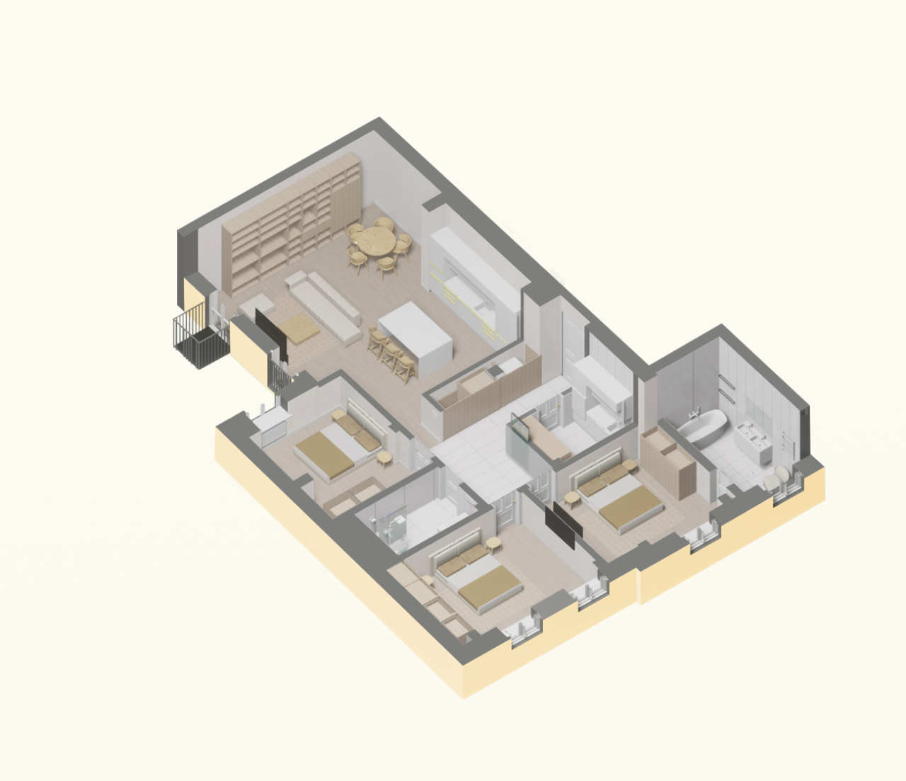 Appartamento a Riga, Lettonia, 131 m² - foto 2