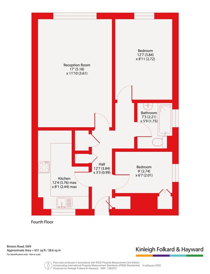 Wohnung in London, Großbritannien, 59 m² - Foto 14