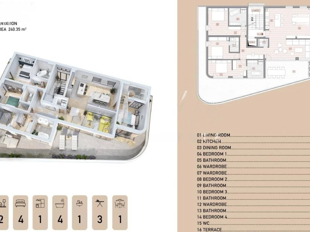 Flat in Opatija, Croatia, 172 m² - picture 10