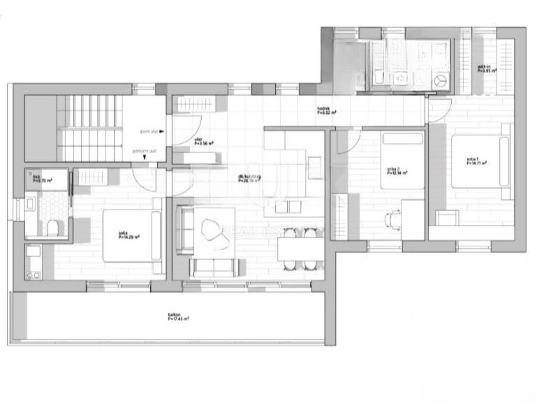 Wohnung in Opatija, Kroatien, 97 m² - Foto 13