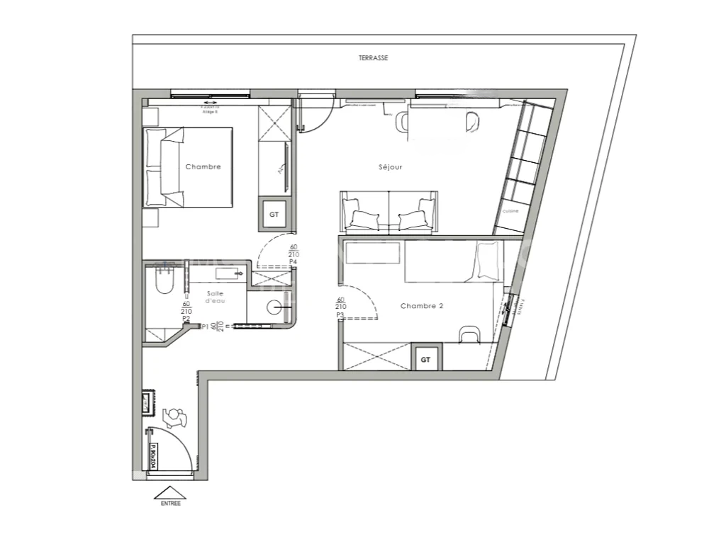 Appartement à Monaco, Monaco, 76 m² - image 12