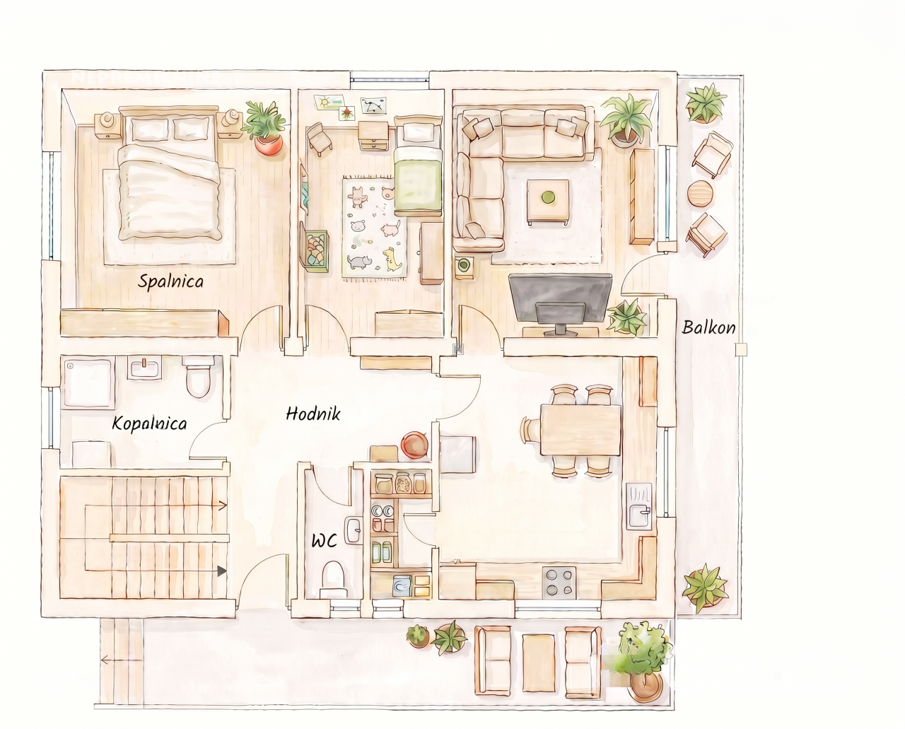 Piso en Liubliana, Eslovenia, 129 m² - imagen 18