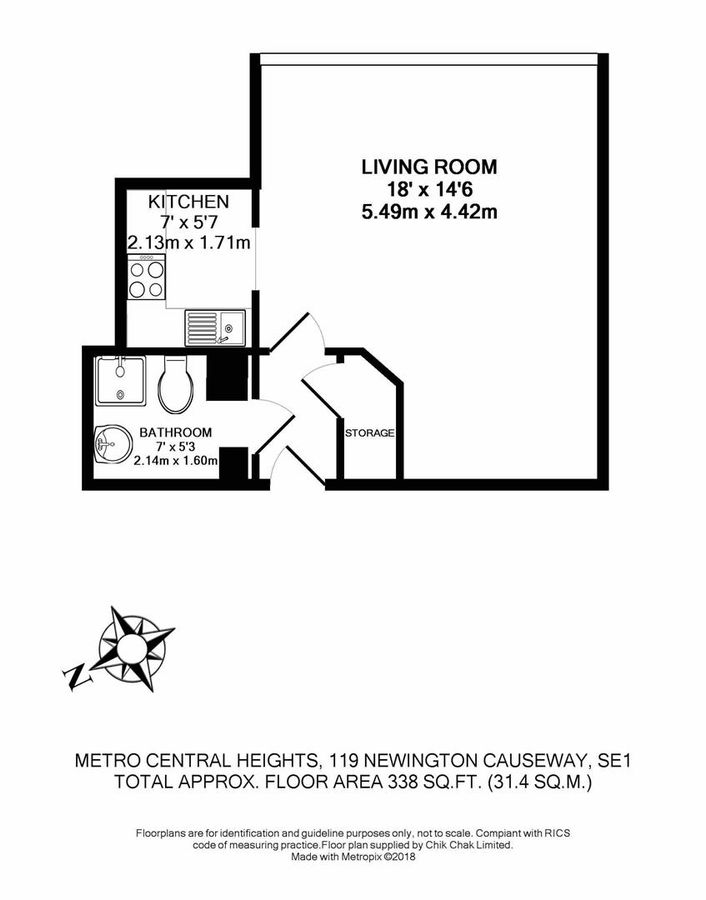 Flat in London, United Kingdom, 31 m² - picture 9