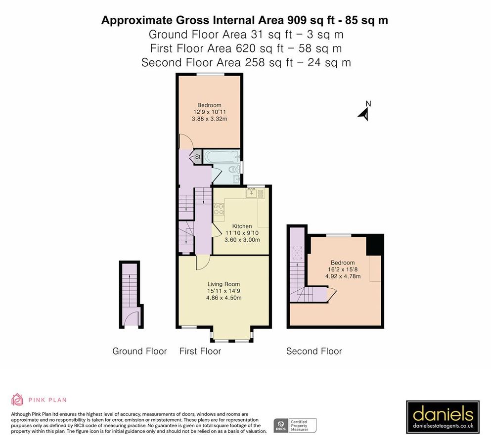 Appartement à Londres, Royaume-Uni, 85 m² - image 9