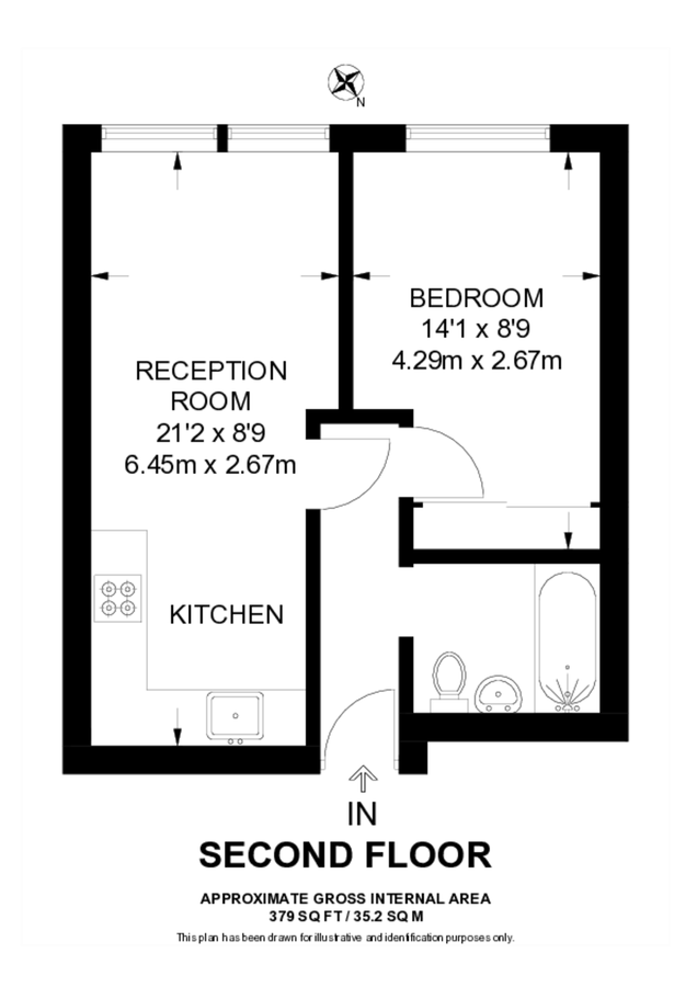 Flat in London, United Kingdom, 35 m² - picture 9